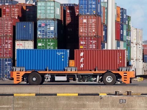 Containers at Port of Rotterdam. Photo credit: Alf van Beem