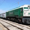 ADIF locomotive at Tarragona station
