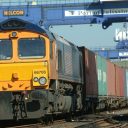 Rail freight at Port of Felixstowe. Source: Network Rail