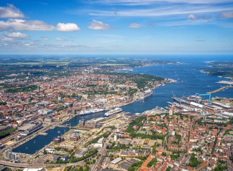 Port of Kiel aus der Luft Image: Tom Koerber/Port of Kiel