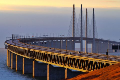 Öresund Bridge connecting Denmark and Sweden. Photo: Pixabay
