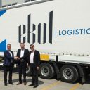 Ekol Logistics and Blue Water Shipping shake hands. Photo: Ekol Logistics