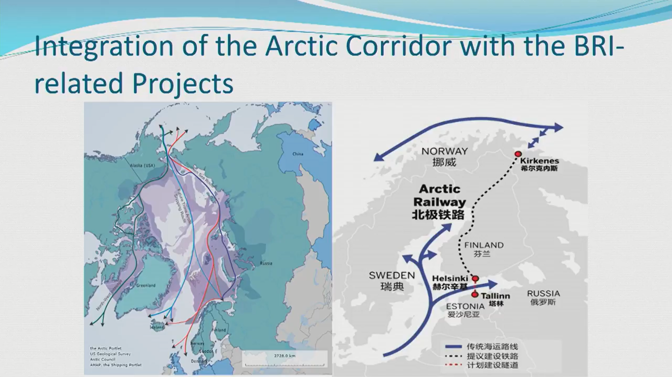 The Arctic Railway. Photo from presentation Baozhi Cheng