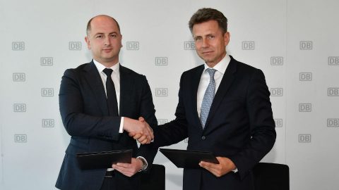 Partnership deal between Deutsche Bahn and Georgian Railways. Photo: Deutsche Bahn