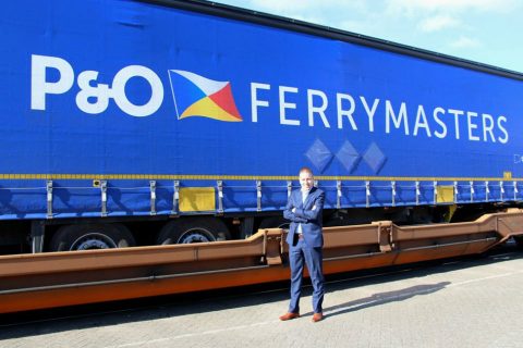 P&O Ferrymasters trailer. Photo: P&O Ferrymasters