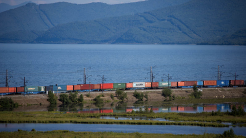 Russia-China train. Photo: RZD