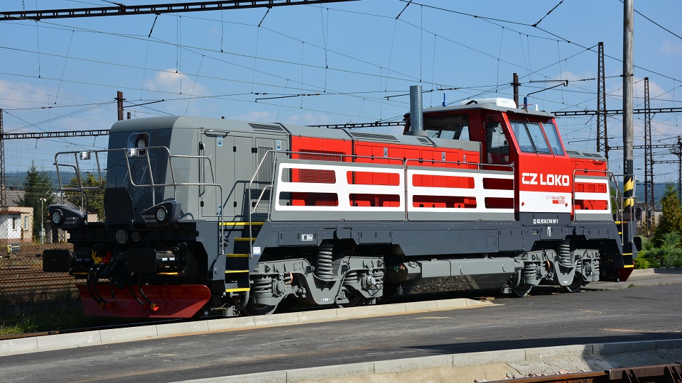 EffiShunter 1000 shunting locomotive, source: Slovenske železnice