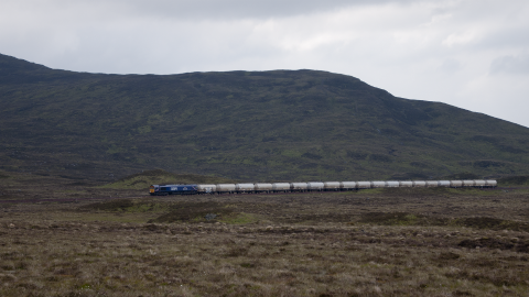 Schotland GB Railfreight train