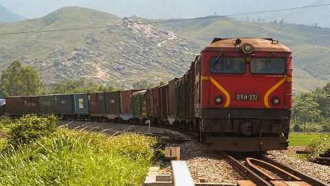 Vietnam freight train, source: Wikipedia