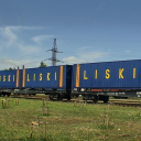 Ukrainian container train, source: Ukrainian Railway (UZ)