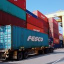 Container terminal at port of Pusan, source: RZD Logistics