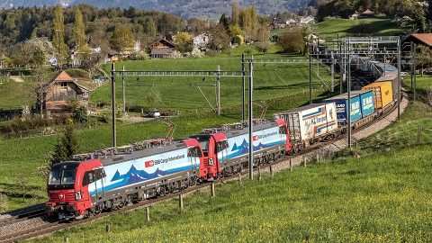 Siemens Vectron locomotives of SBB Cargo International, source: SBB