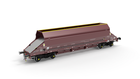 Touax Hopper wagon for Mendip Rail, source: Touax