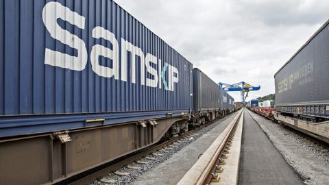 Samskip containers, source: Österreichische Verkehrszeitung