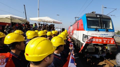 First container train from China to Serbia, source: Serbian Railways Infrastructure