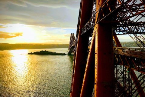 Sunset seen from Forth Bridge