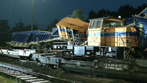Train accident in Herne. Source: Der Eisenbahner/Facebook