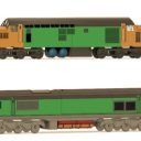 CGI drawings of diesel locomotives class 37 and class 66 retrofitted for dual fuel operation